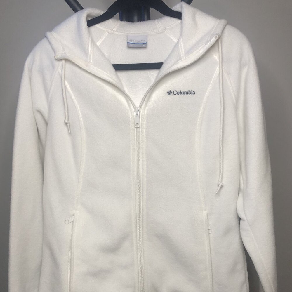 Women's Columbia Zip Up Fleece Hoodie Size M